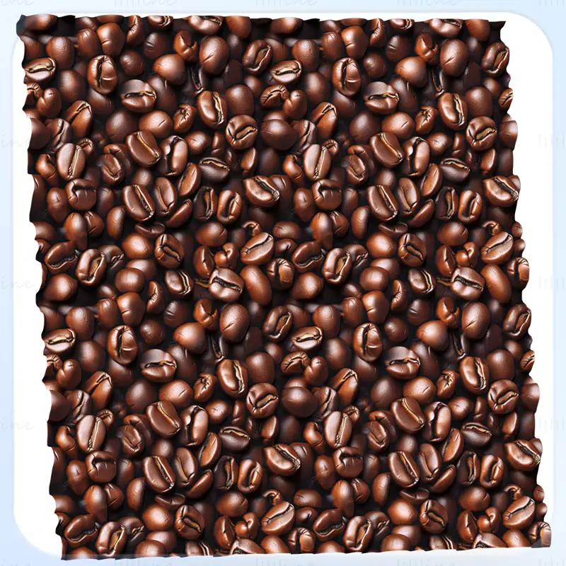 Coffee Bean Seamless Texture