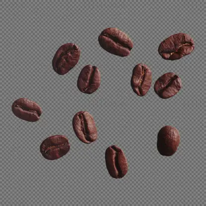 Coffee beans png image