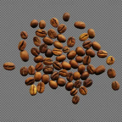 Coffee beans transparent image