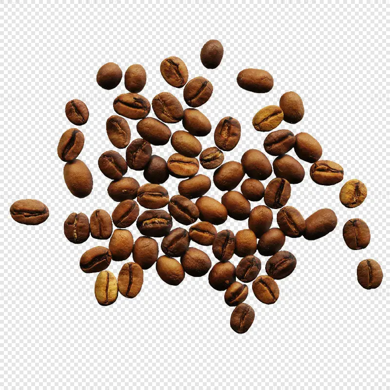 Coffee beans transparent image