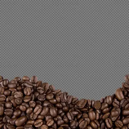 Kaffeebohnenwelle PNG-Bild