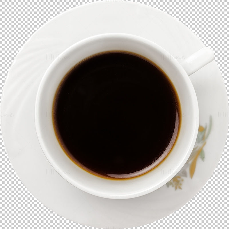 Coffee cup top view png