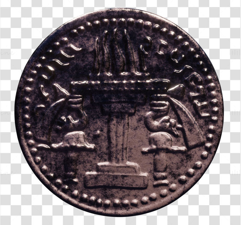 Coin of Parthians 3D Model