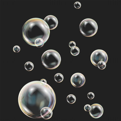 Színes buborékok vektor