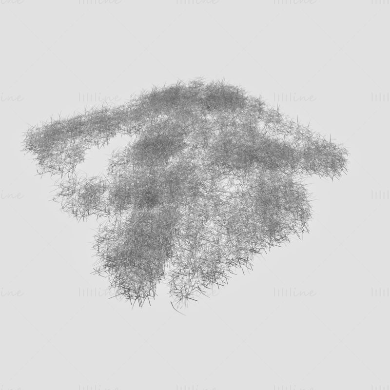 Modelo 3D comum de Snowdrop Meadow Patch