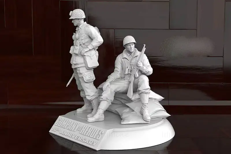 Company of Heroes 3D tiskalni model STL