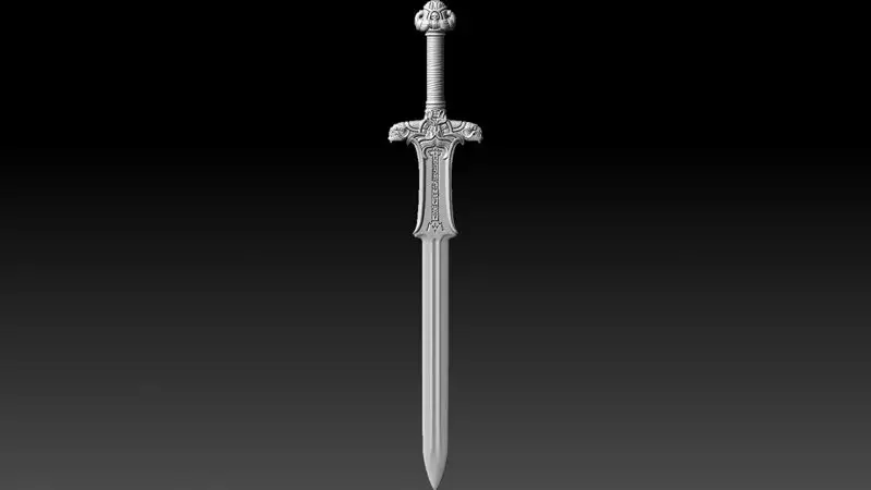 Conan Atlantean Sword 3D Printing Model STL