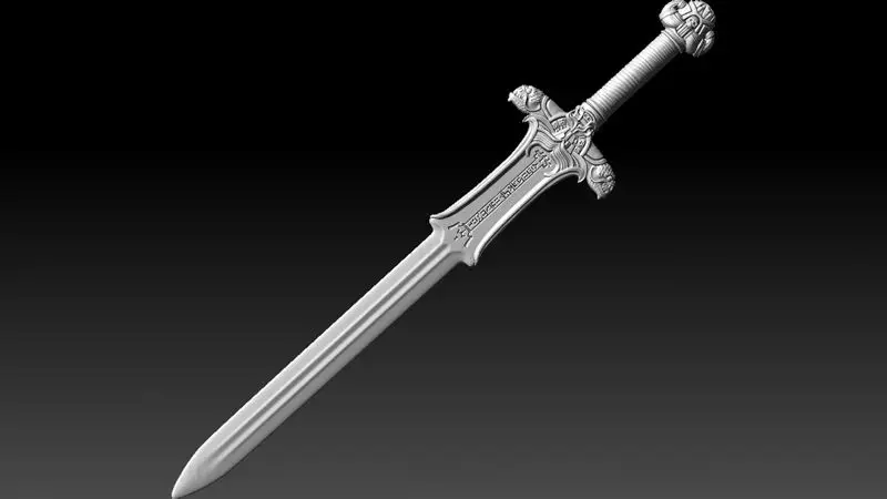 Conan Atlantid Sword 3D Printing Model STL