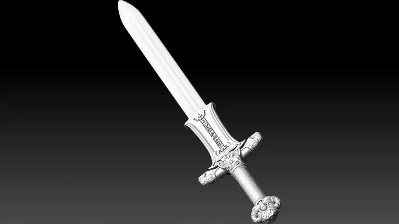 Conan Atlantean Sword 3D Printing Model STL