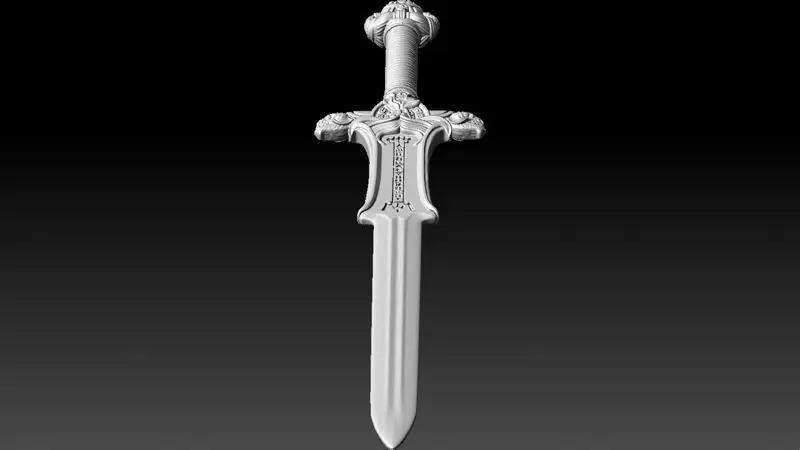 Conan Atlantean Sword 3D Printing Model STL