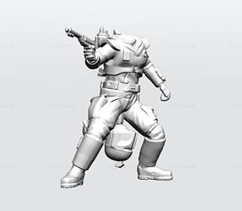 Conceptual Hunter 3D Printing Model STL
