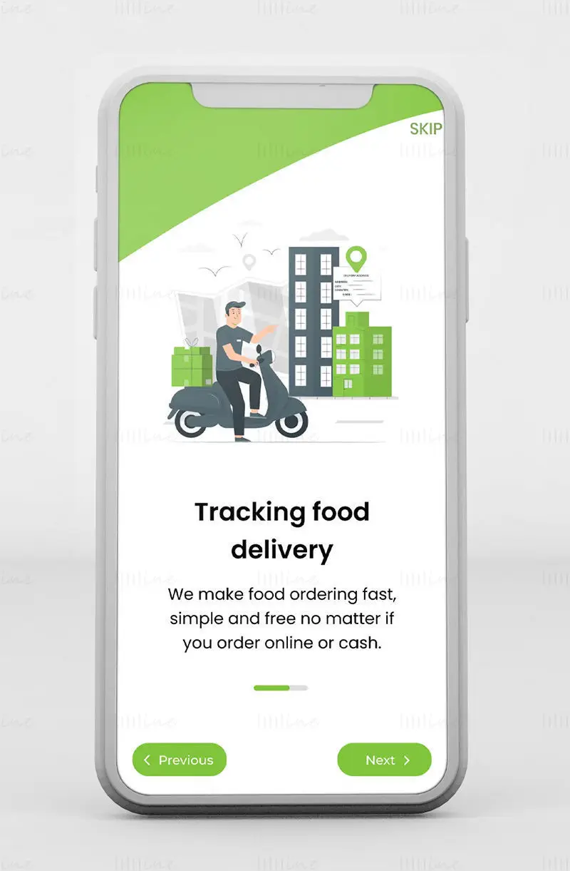 Cooking App Screen On-boarding Figma Template