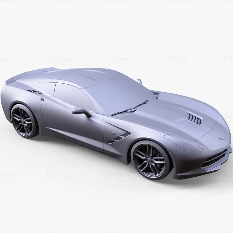 Corvette C7 赛车 3D 模型