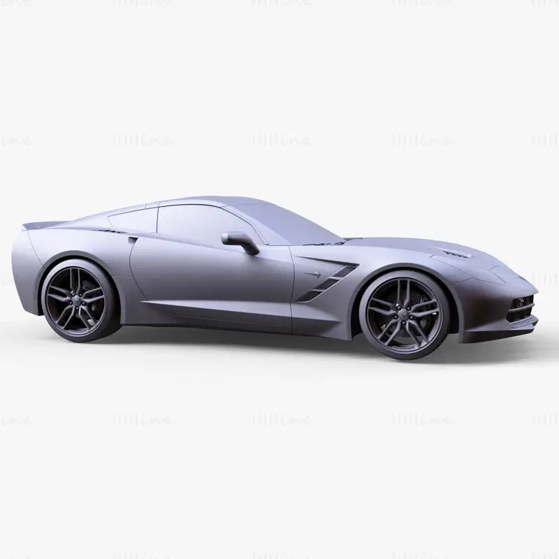 Corvette C7 赛车 3D 模型