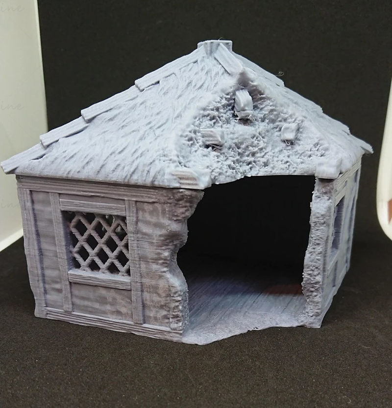 Chaty 3D tiskový model