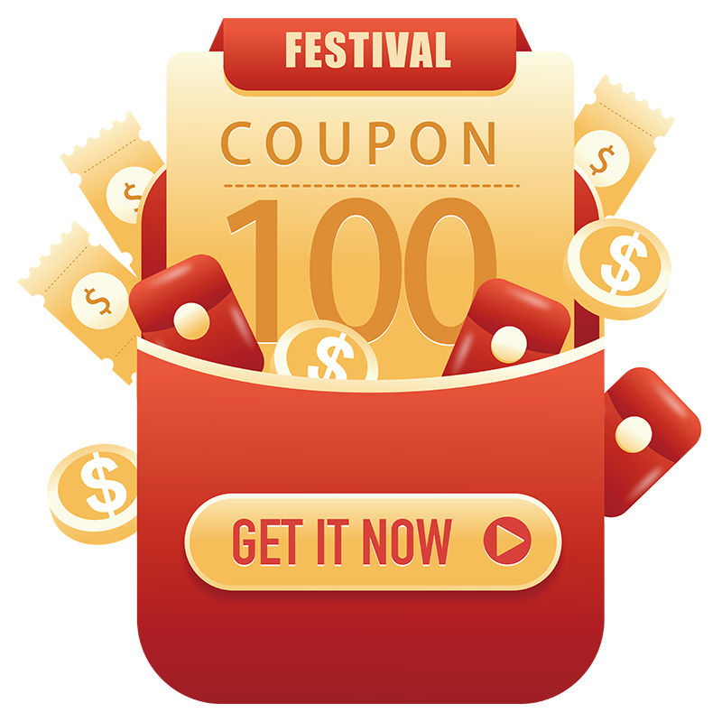 Coupon label vector, promotional offers, event sale