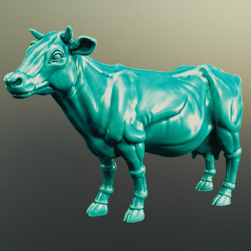 مدل چاپ سه بعدی COW STL