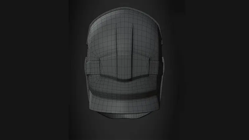 Crossbones Helmet 3D Print Model