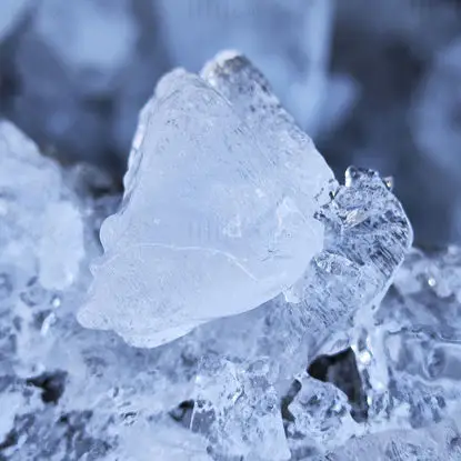 Photo de glace cristalline