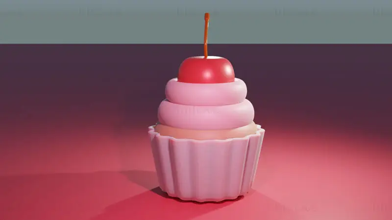 Cupcakes 3D Model