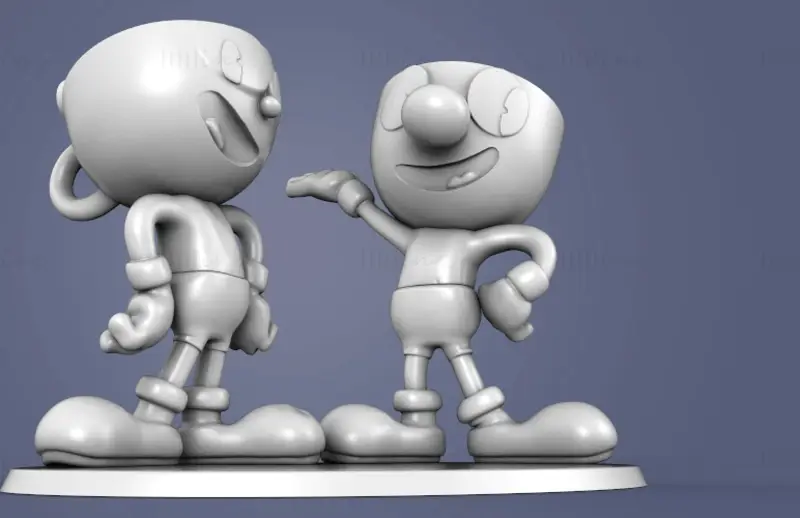 Cuphead 3D-Druck Modell STL