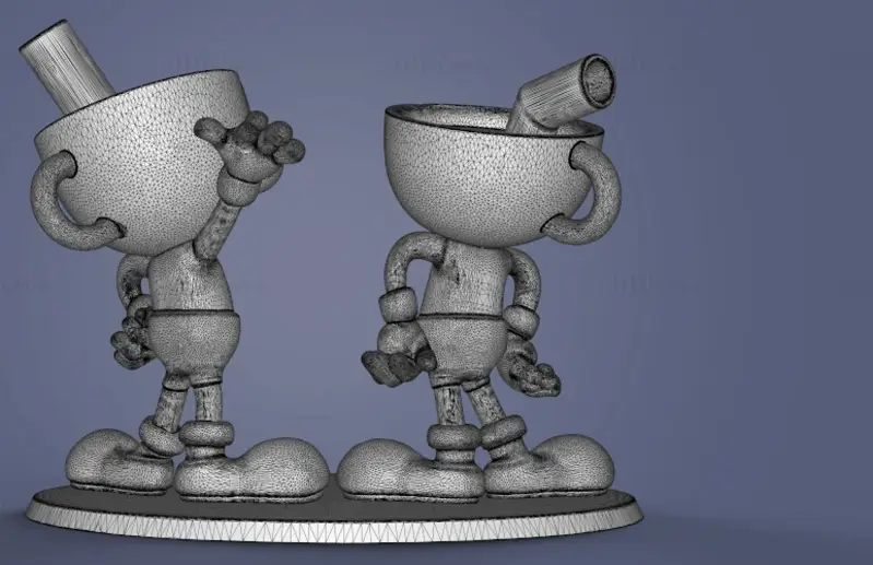 Cuphead 3D Print Model STL