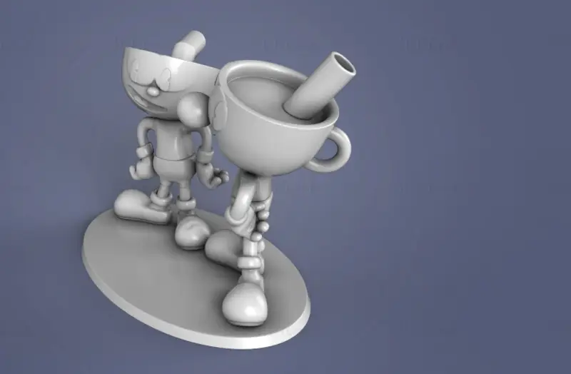 Modelo de impressão 3D Cuphead STL