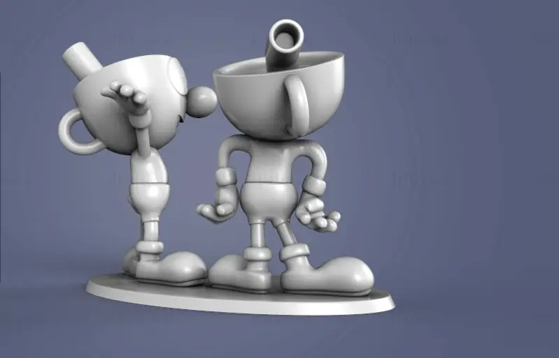 Cuphead 3D-Druck Modell STL