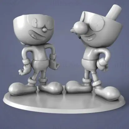 Модель Cuphead 3D Print STL