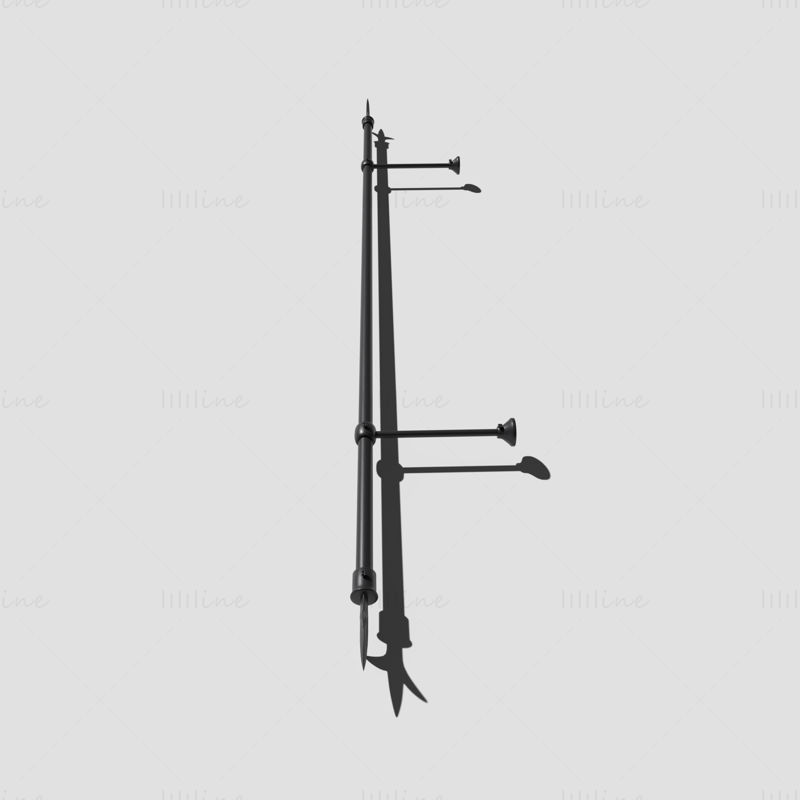 Curtain Rod 3D Model