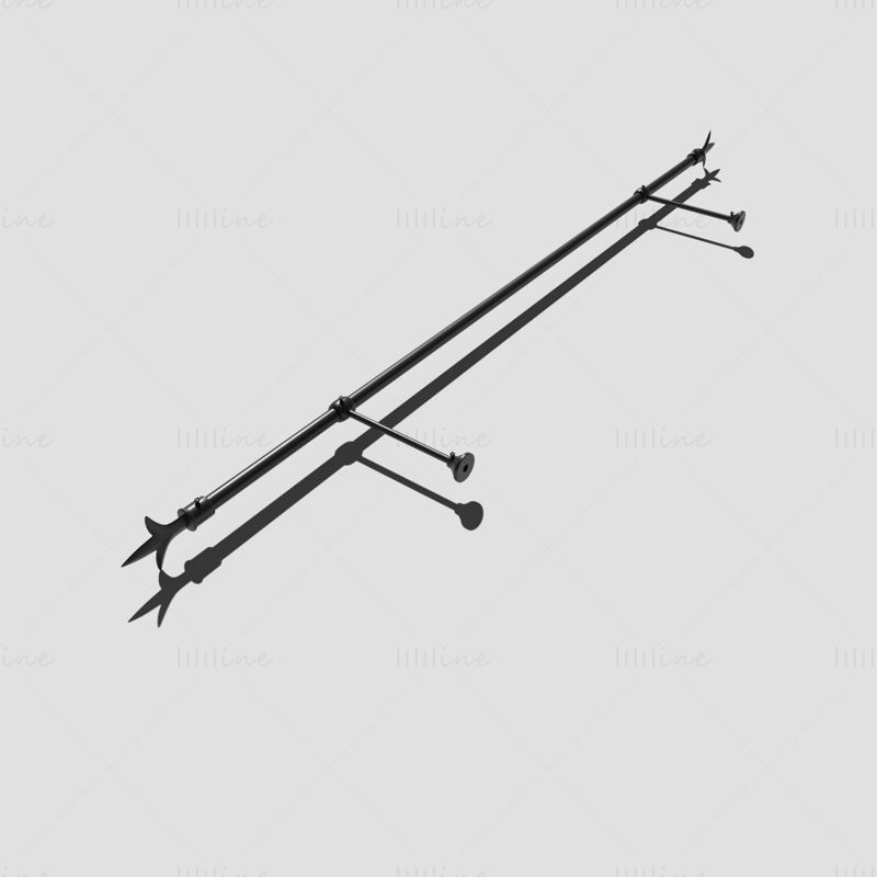 Curtain Rod 3D Model