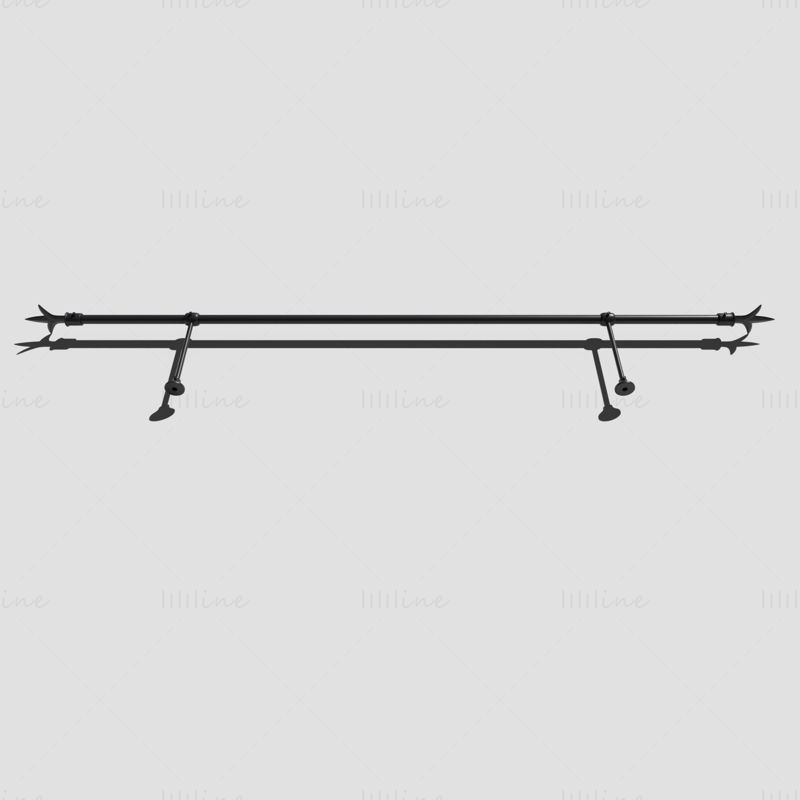 Curtain Rod 3D Model