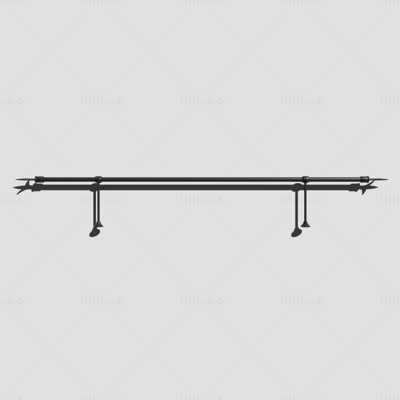 Curtain Rod 3D Model