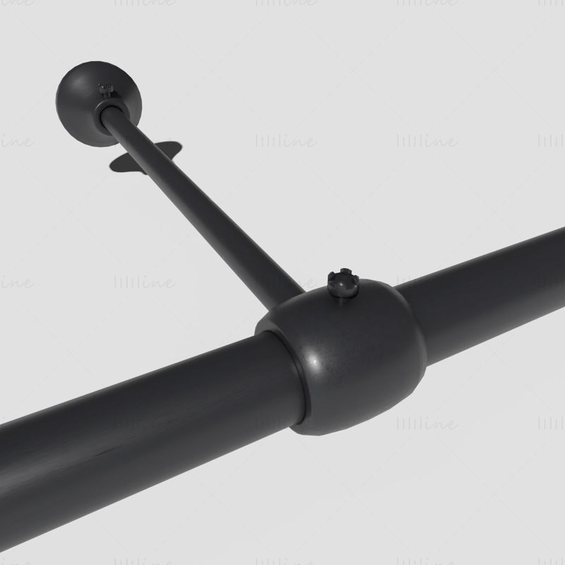 Curtain Rod 3D Model