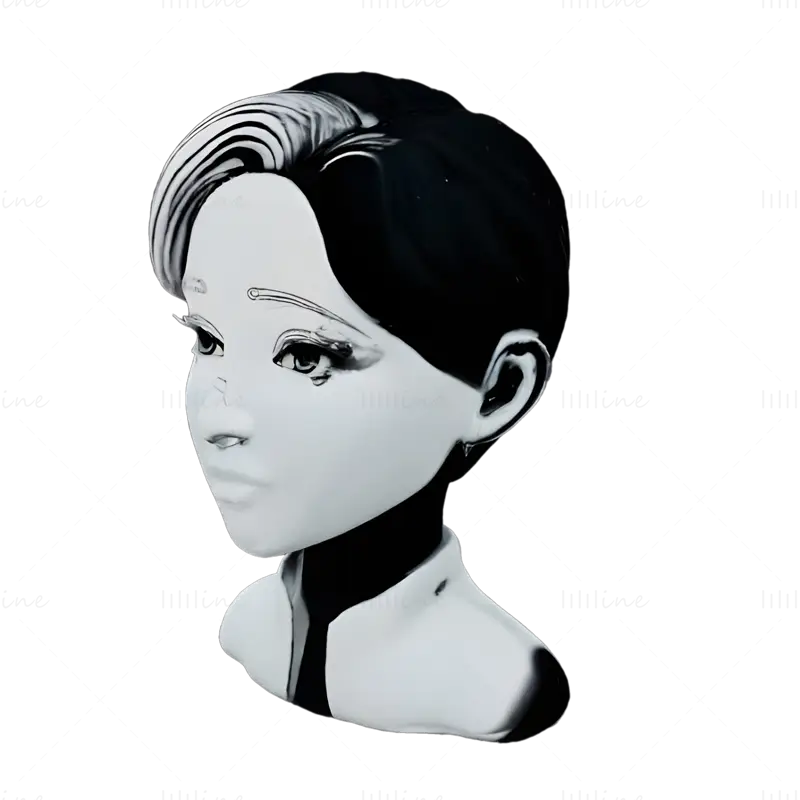 Zbirka modelov Cyber-Elegance Bust 3D Print