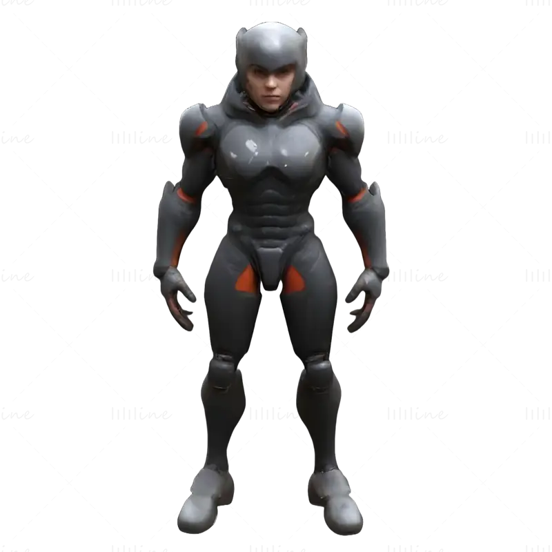 مجموعه مدل های چاپ سه بعدی Cyber ​​Warriors