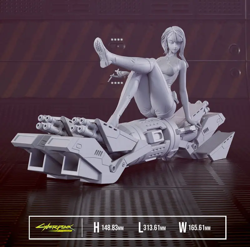 Cyberpunk Edgerunner Lucy Figure 3D Printing Model STL
