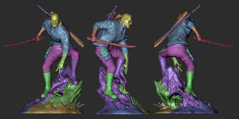 Cyberpunk Geralt 3D Print Model STL File