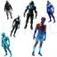 Collection de modèles d'impression 3D de personnages de Cyberpunk Squad
