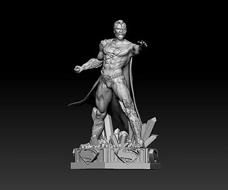 Cyborg Superman 3D Print Model STL