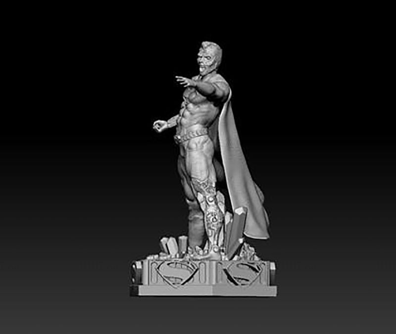 Modelo de impresión 3D de Cyborg Superman STL