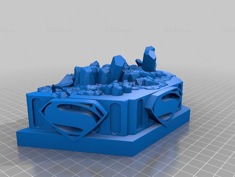 Modelo de impresión 3D de Cyborg Superman STL
