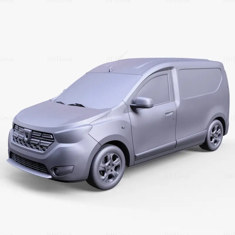 Dacia Dokker SD 2020 Car 3D Model