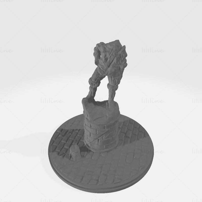 Модель 3D-печати поврежденного аванпоста Scatter