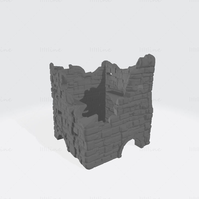 Poškozený model 3D tisku Outpost Scatter