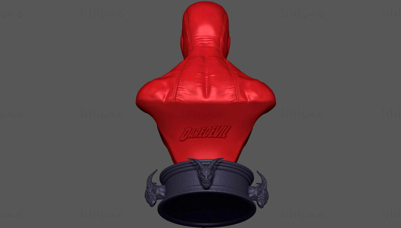 Daredevil Bust 3D Printing Model STL