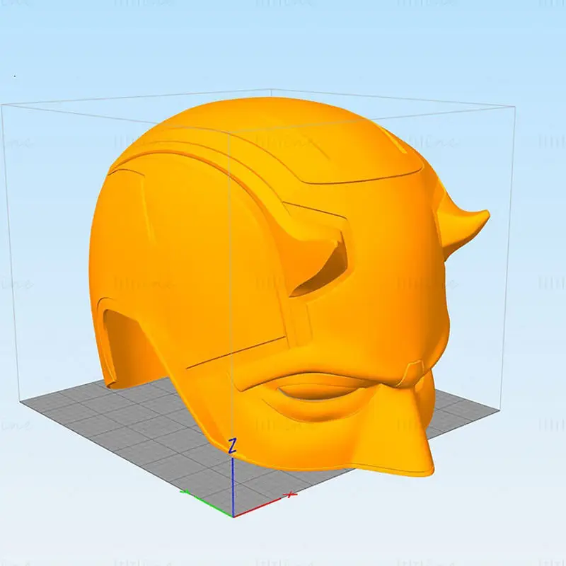 Capacete Daredevil 3D Impressão Modelo STL