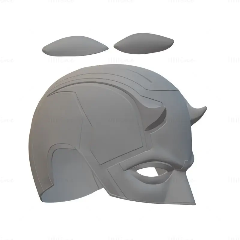 Capacete Daredevil 3D Impressão Modelo STL