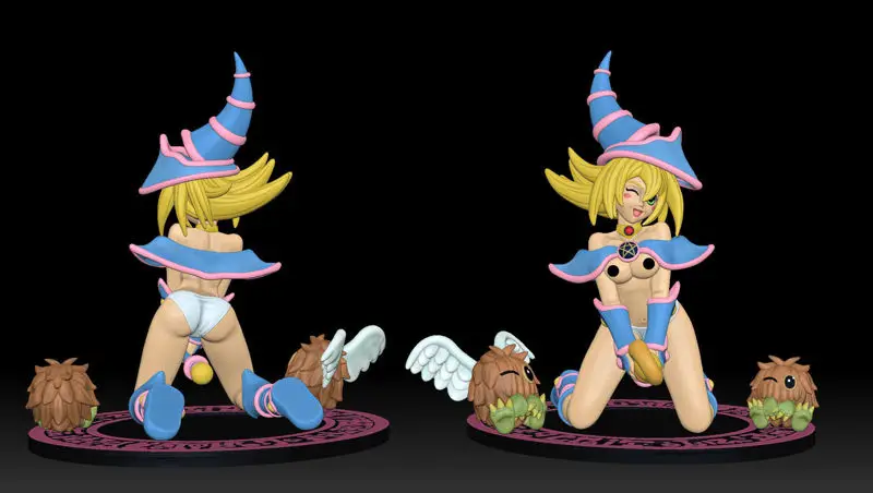 Dark Magician Girl 3D Print Model STL