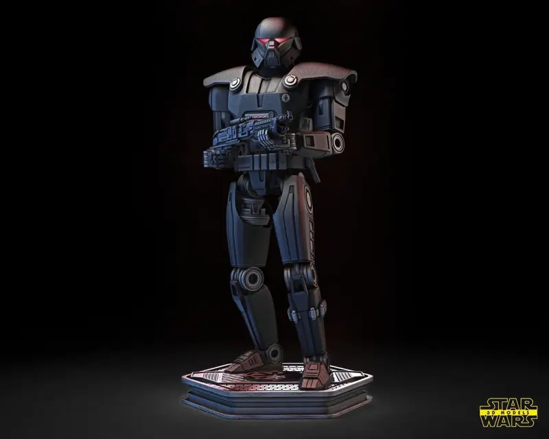 Dark Trooper - Star Wars 3D Print Model STL 33CM